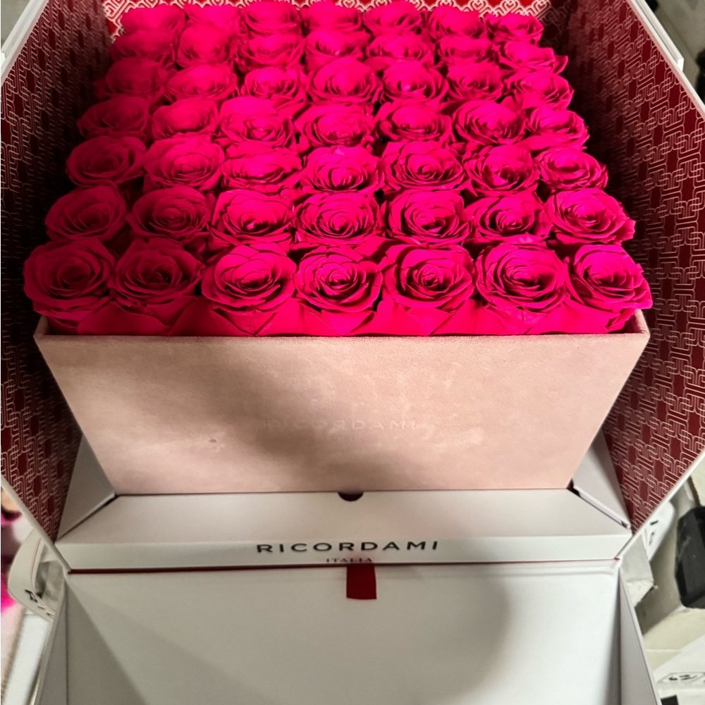 Ricordami Pink Roses in Elegant Box
